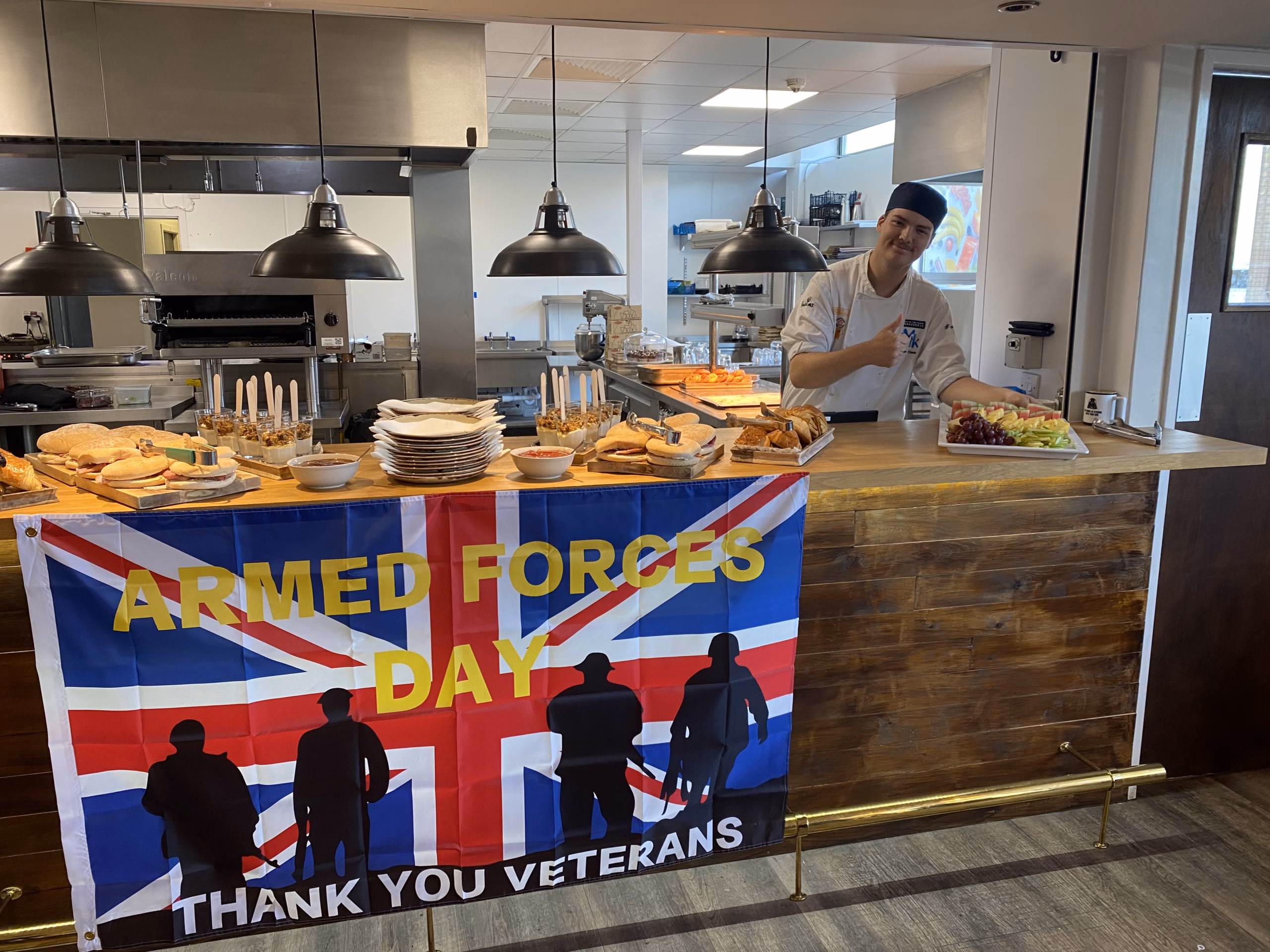 The Brasserie hosts Armed Forces breakfast for veterans