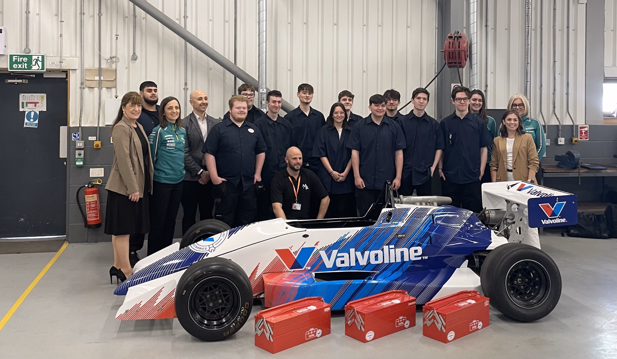 Milton Keynes College students inspired to dream of future in motorsports