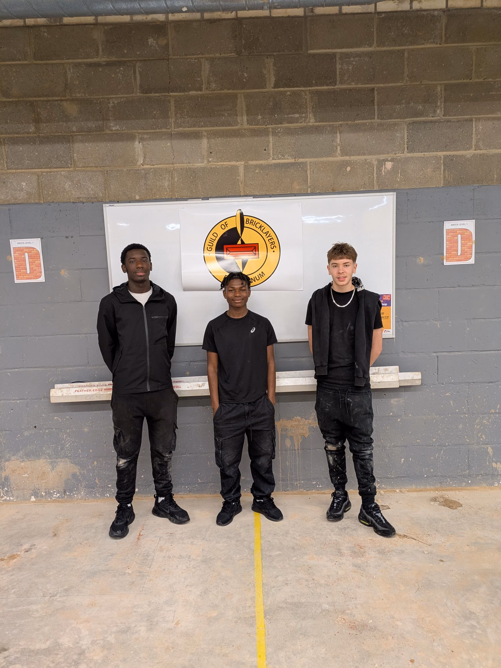 Bricklaying students commended for determination and perseverance at regional competition