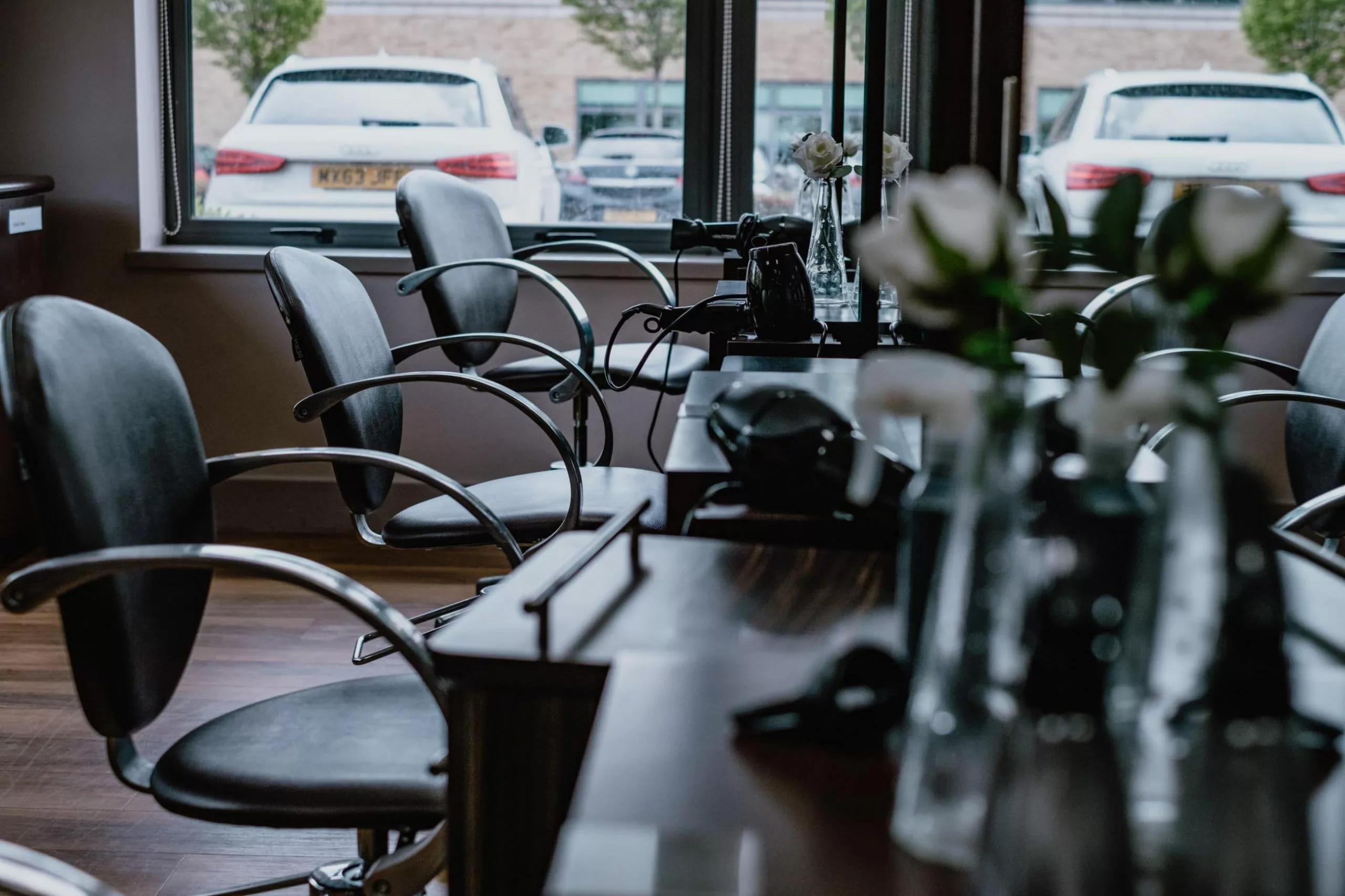 Interior of the hair salon within the Graduate Salon