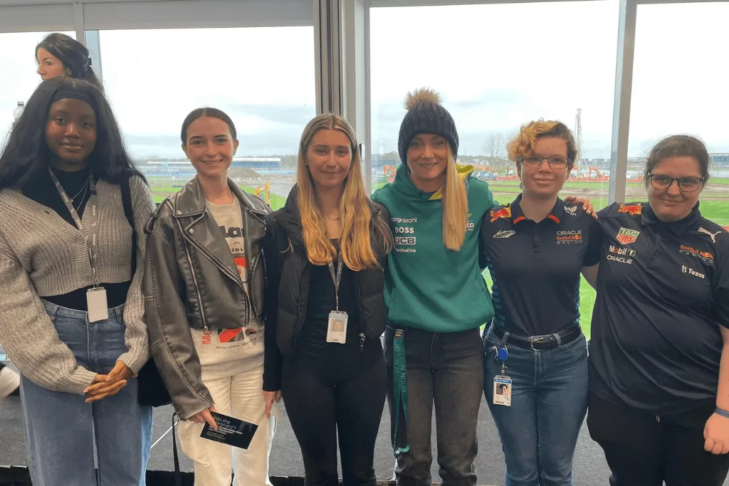 MK College students take part in event with F1 team to learn about careers in motorsports