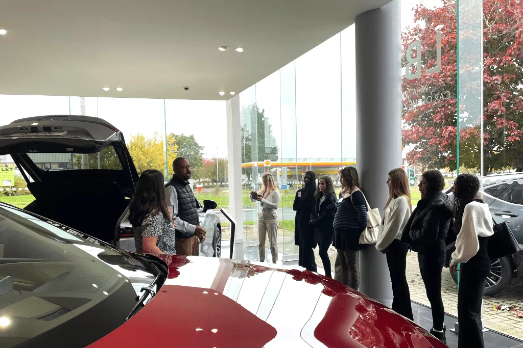 Work experience week inspires female students to consider careers in automotive industry