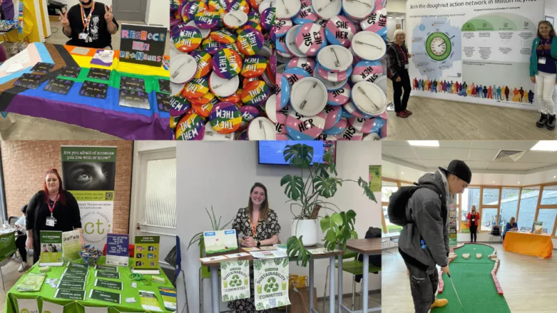 Retail store aisle filled with toys and colorful items